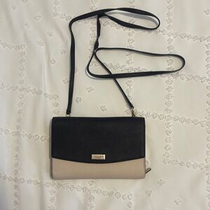 Kate Spade Black and Cream Crossbody Bag